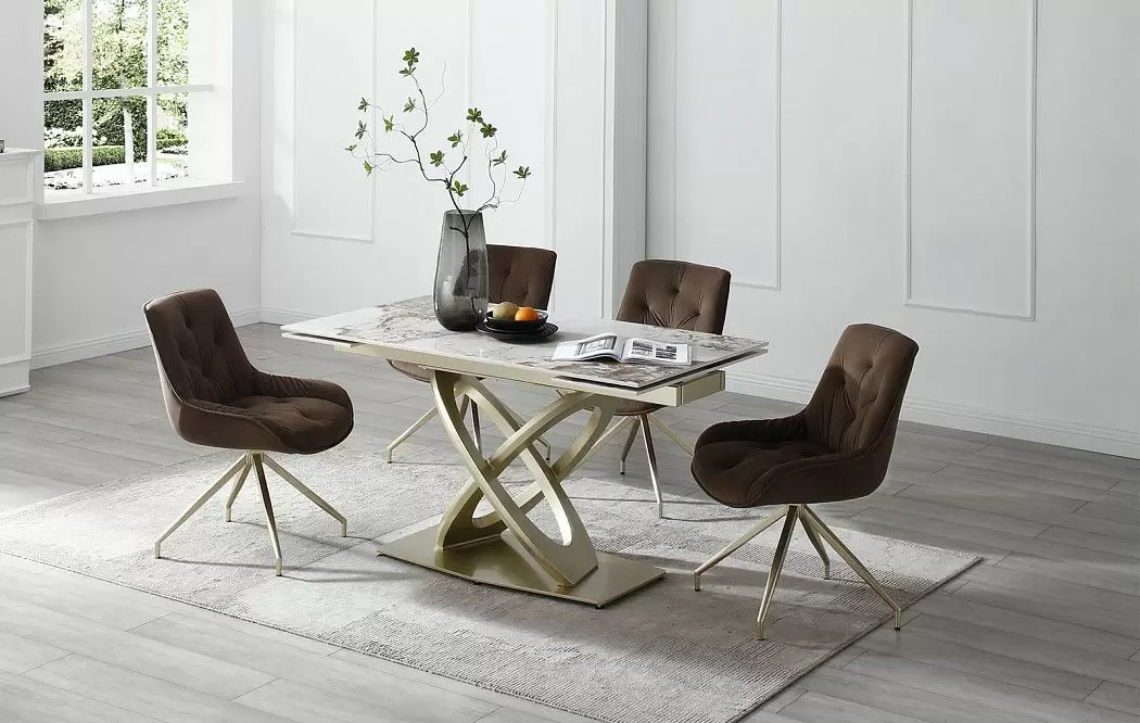 Стул Joely, коричневый/шампань - фото 5