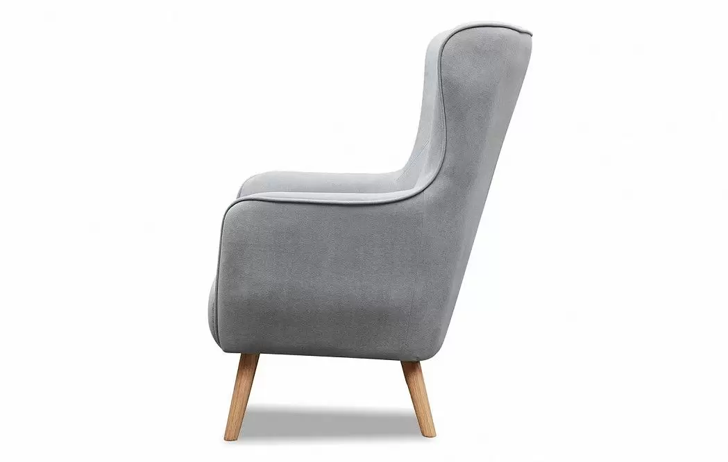 Кресло Camilla, серый/натуральный - фото 9