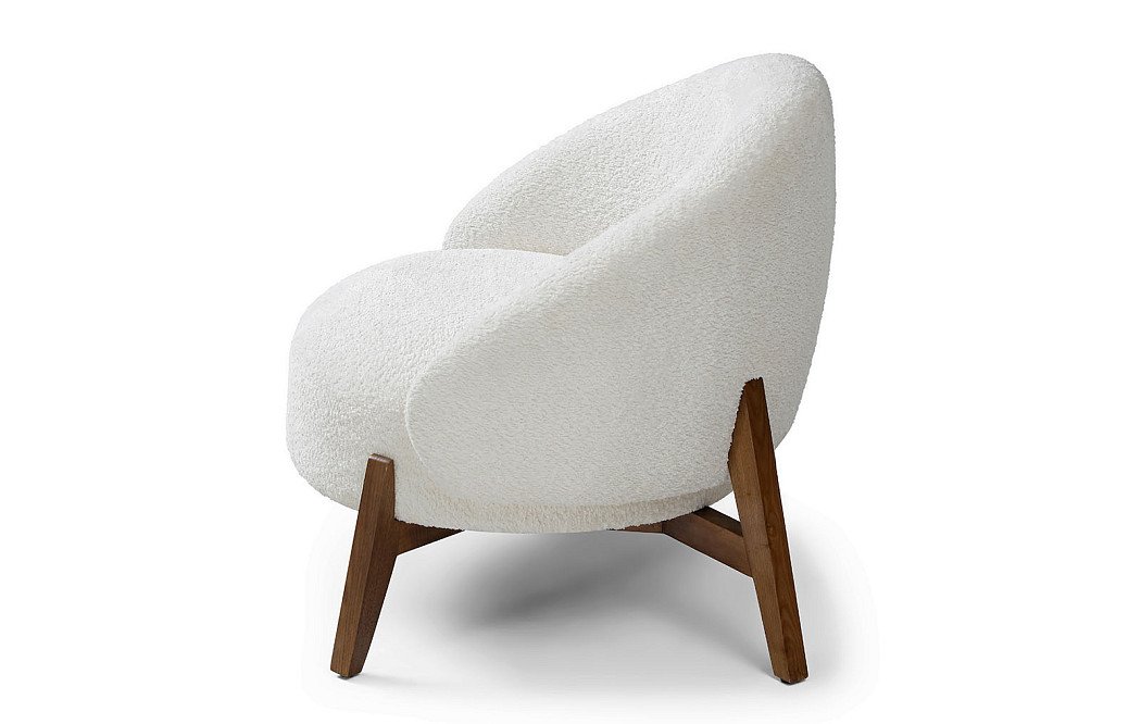 Кресло Orlando, белый/орех - фото 14