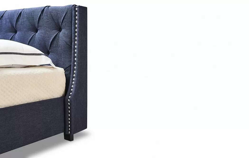 Кровать Evita 180x200 (с подъемным механизмом), темно-синий - фото 7