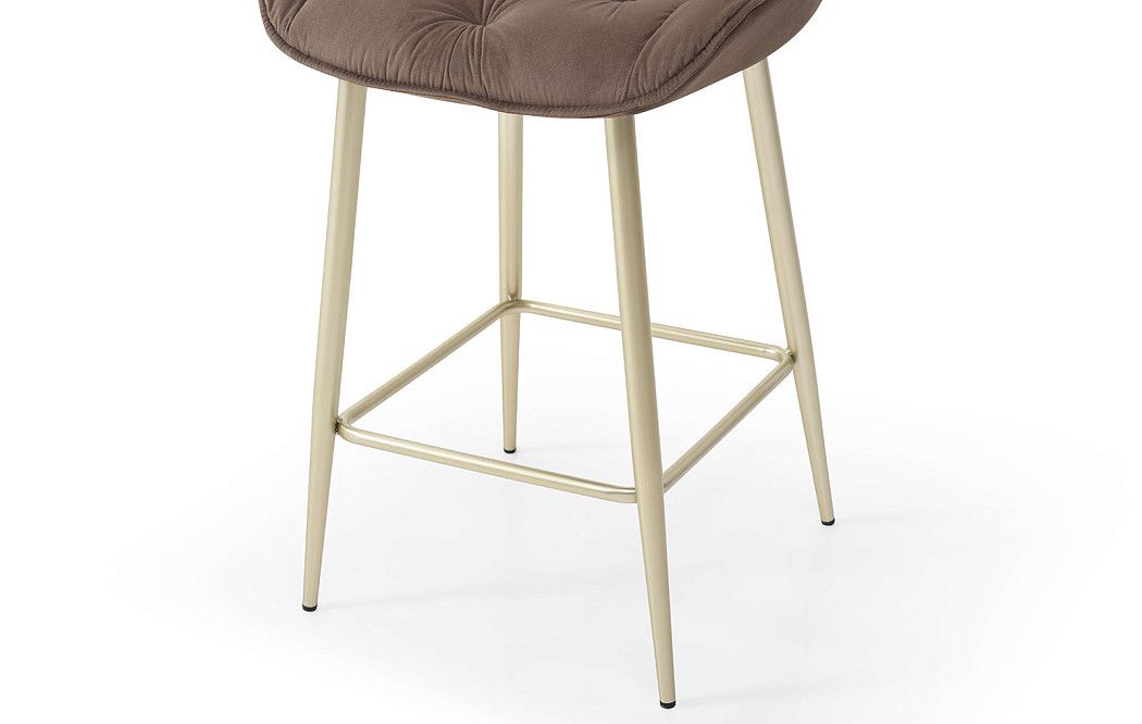 Стул барный Joely Bar (76), коричневый/шампань - фото 6