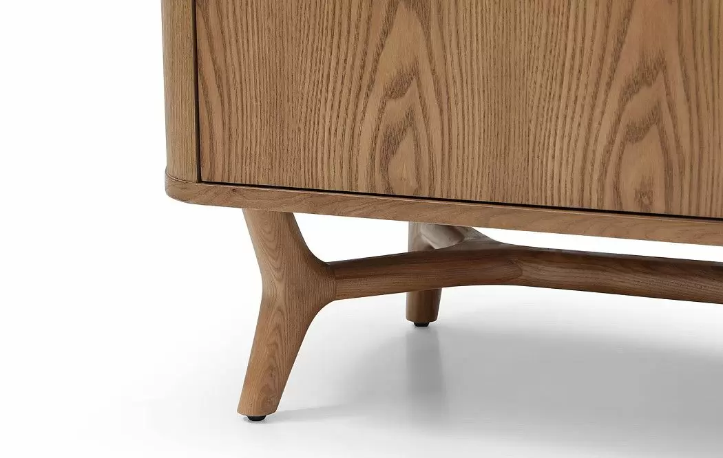 Буфет Carolina, белая керамика/орех - фото 6