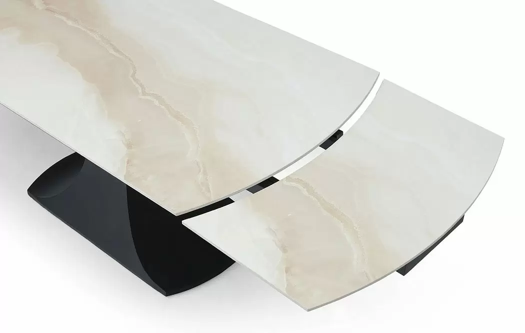 Стол раскладной Claudia 180-270, бежевая керамика - фото 10