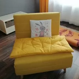 Кресло-кровать Flex, желтый