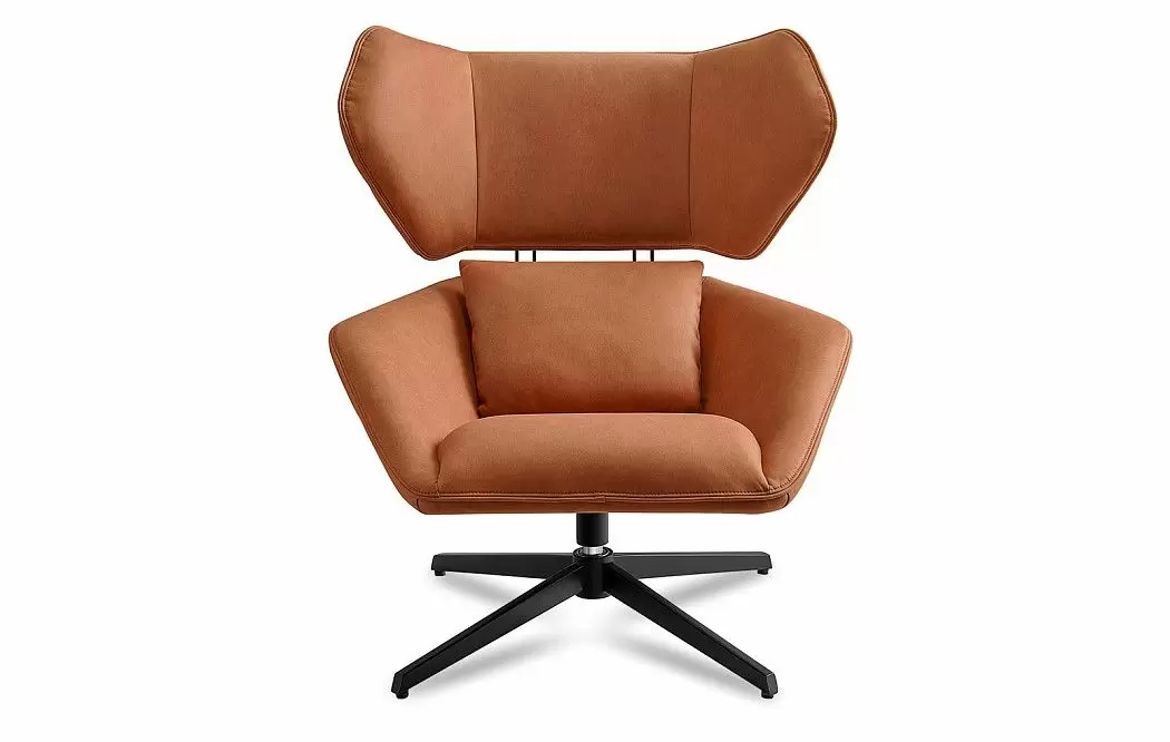 Кресло и оттоманка Boston, терракотовый - фото 4