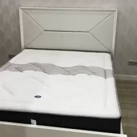 Кровать с выдвижным ящиком Eveline, белый
