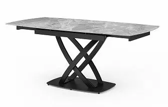 Стол раскладной Lorenzo 120-180, серая керамика