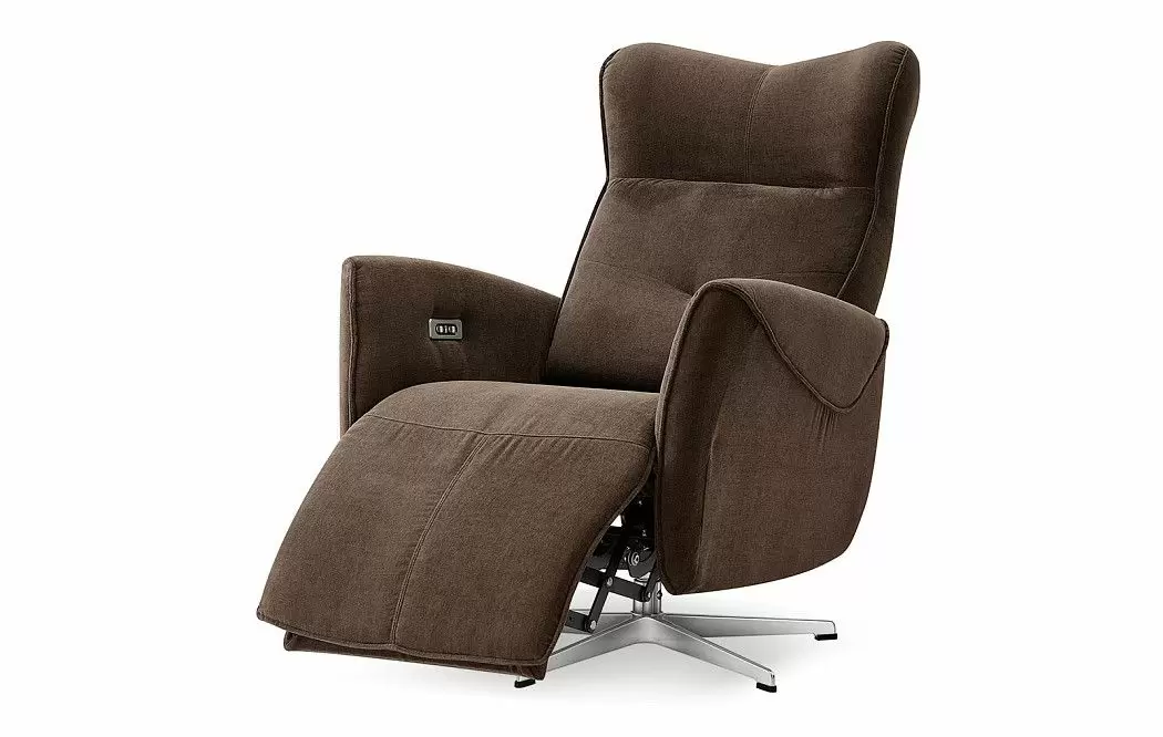 Кресло-реклайнер Leblon, коричневый - фото 5