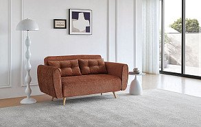 Диван-кровать Charm, терракотовый