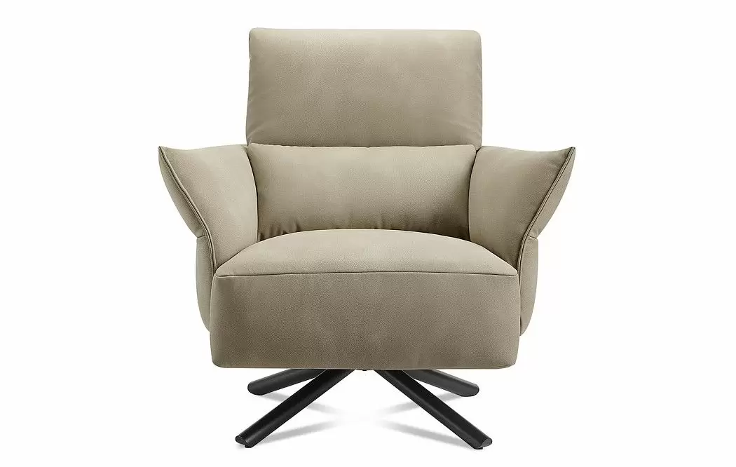 Кресло и оттоманка Wendy, темно-бежевый - фото 3