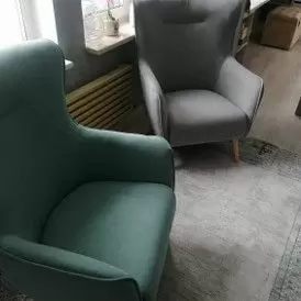 Кресло Camilla, серый/натуральный