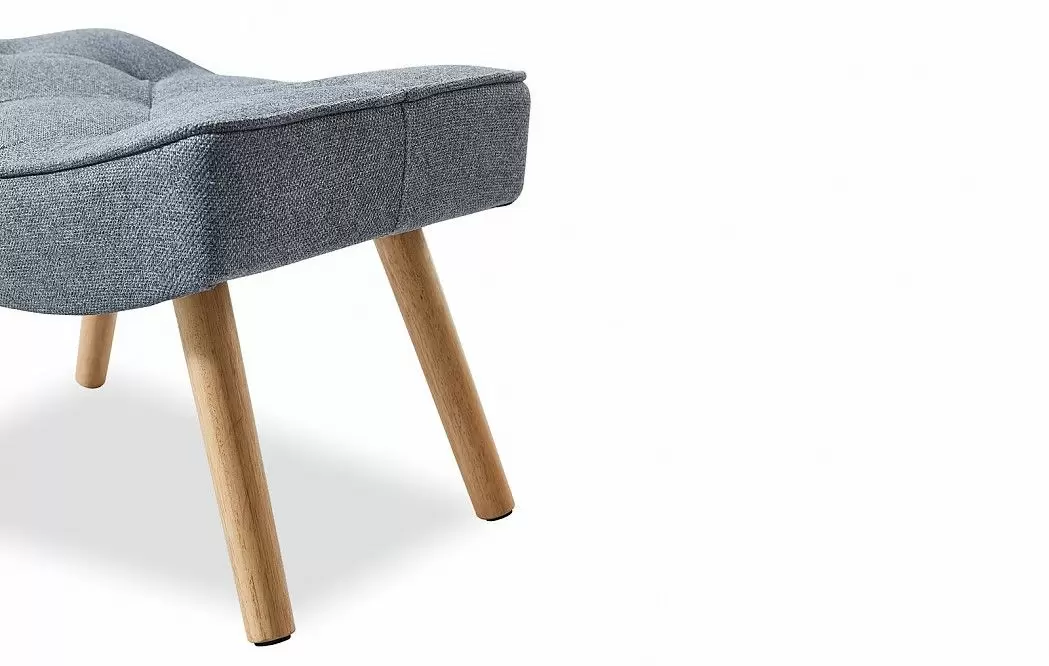 Оттоманка Hygge, серый/натуральный - фото 5