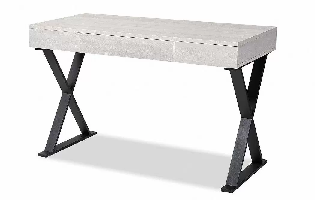 Стол письменный Croft, пепельный дуб/черный - фото 7