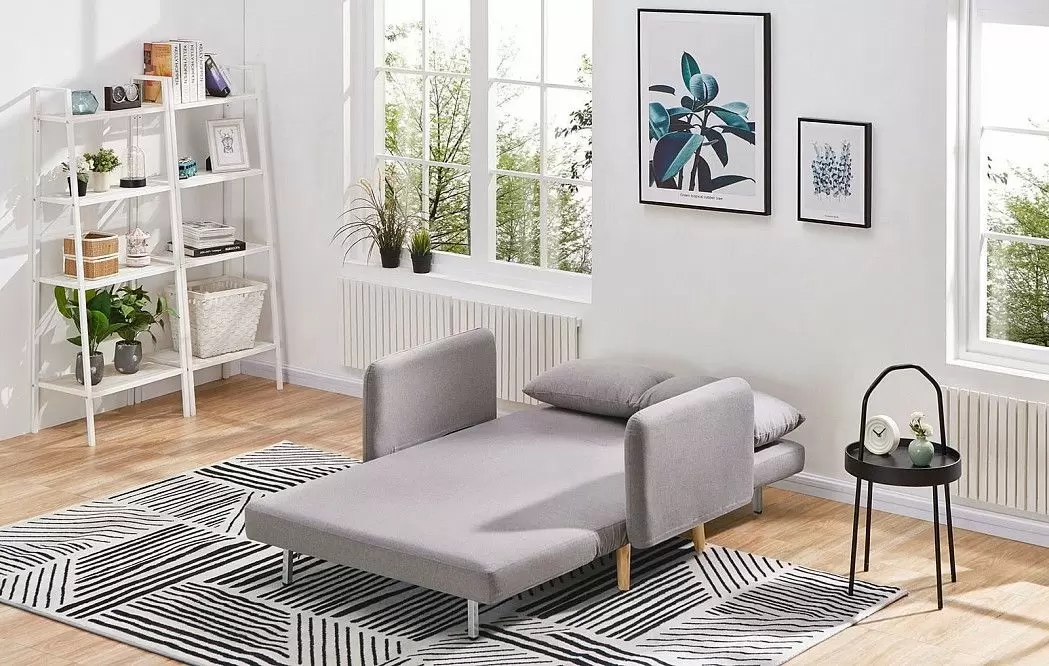 Диван-кровать Cardiff, светло-серый - фото 2