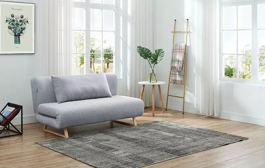 Диван-кровать Rosy 3-х местный, серый/без принта - фото 4