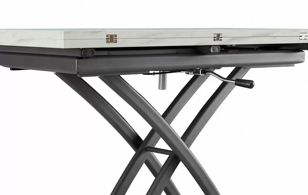 Стол-трансформер Jordan, светлый мраморный рисунок - фото 12