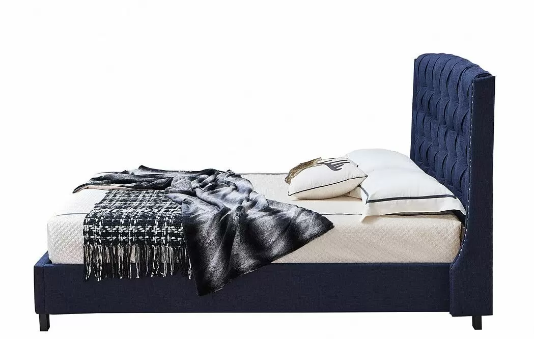 Кровать Evita Grand, темно-синий - фото 8