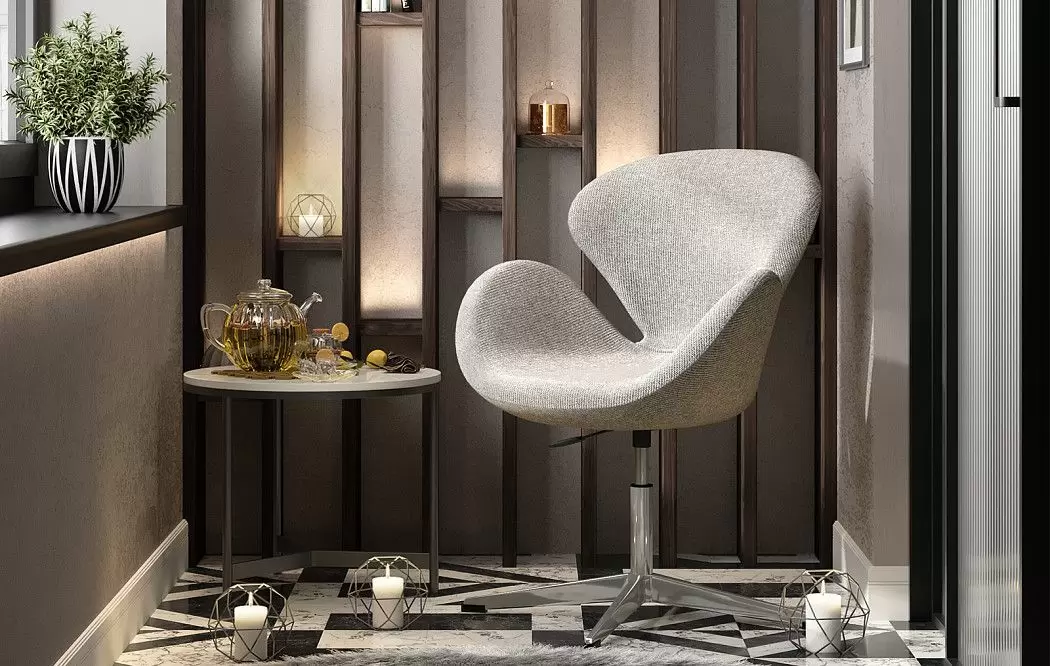 Кресло Swan Beige - фото 3