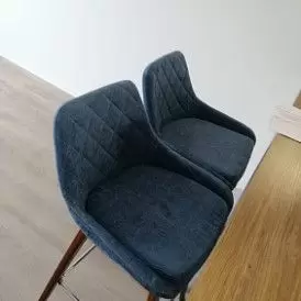 Стул полубарный Joan (65), темно-синий