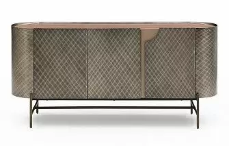 Буфет Emily, орех/бронза