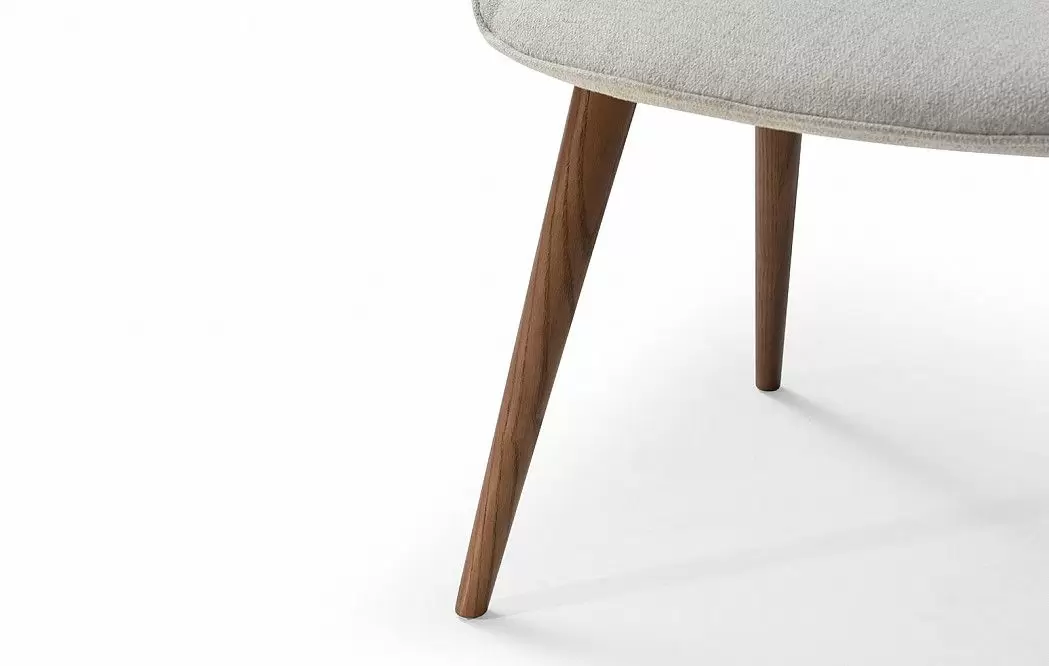 Стул Leona, светло-серый/орех - фото 13