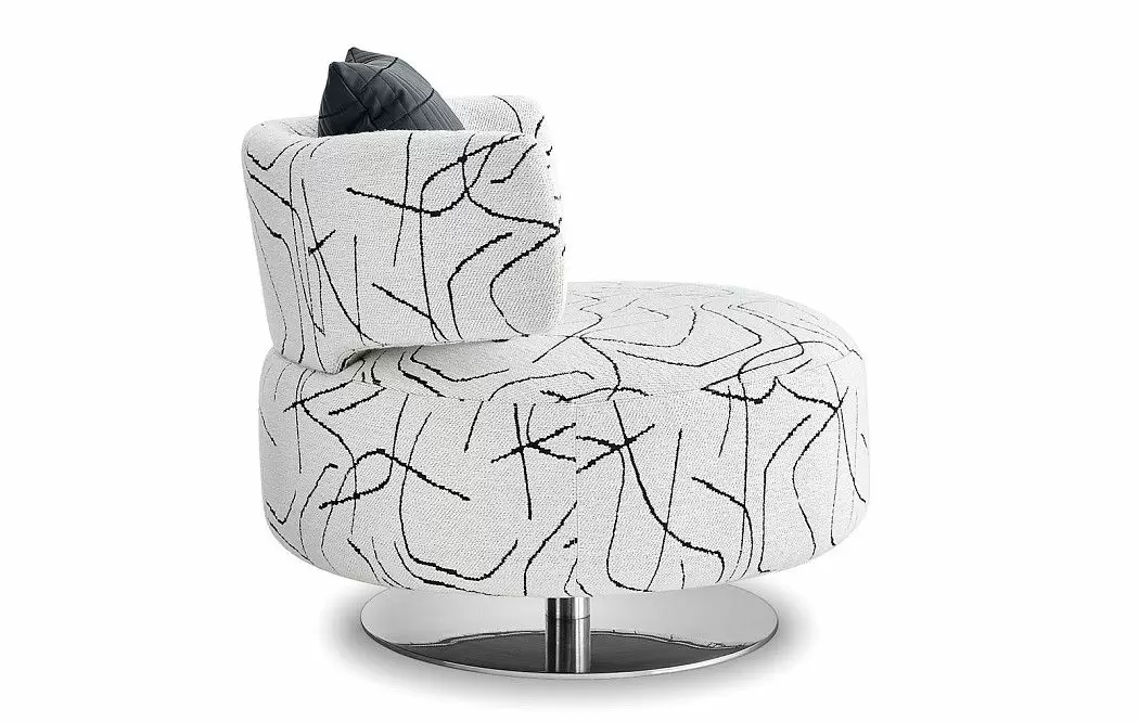 Кресло Sandra, белый/черный принт - фото 11