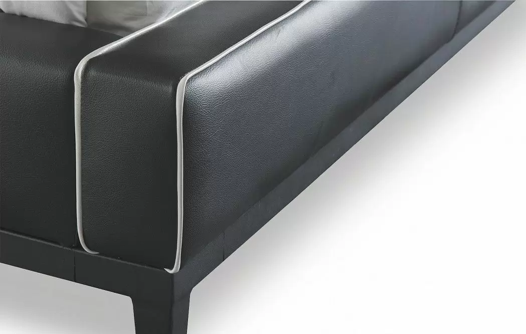 Кровать New Jersey 160x200, черный - фото 6