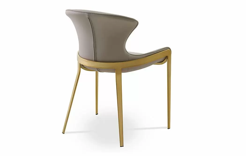 Стул Hillary, серый/золото - фото 8