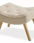 Оттоманка Hygge, кремовый/натуральный