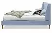 Кровать Carrera 160x200 (с подъемным механизмом), голубой