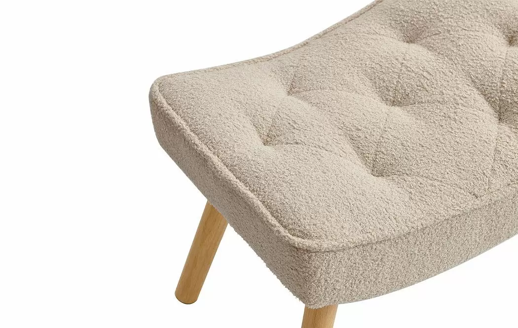 Оттоманка Hygge, кремовый/натуральный - фото 4