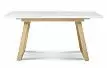 Стол раскладной Manchester 120-160, белый/вяз