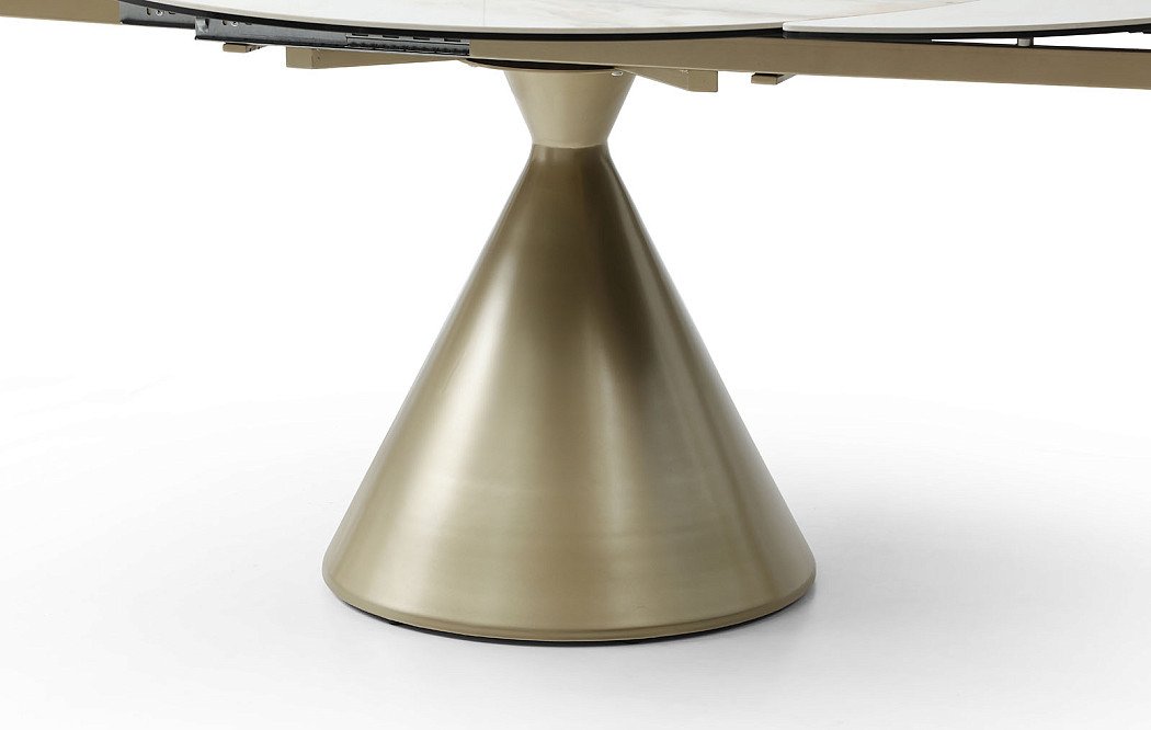 Стол раскладной Josephina 120-180, керамика/шампань - фото 10