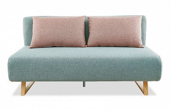 Диван-кровать Rosy 3-х местный, мята/коралловый