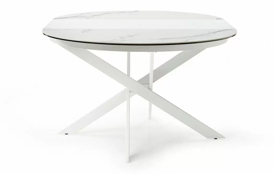 Стол раскладной Diona 120-170, керамика "каррарский мрамор" - фото 15