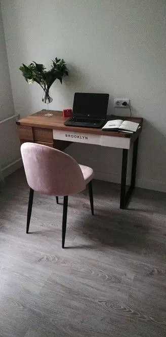 Стол письменный Brooklyn, орех/черный - фото 16