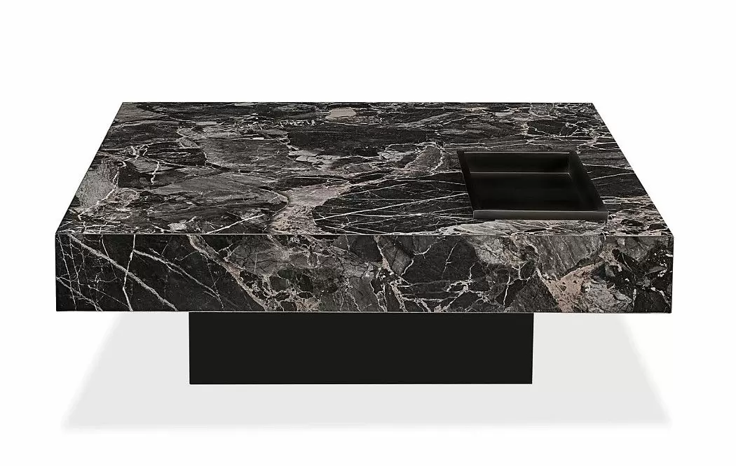Стол журнальный Gabrielle (100), черный камень - фото 6