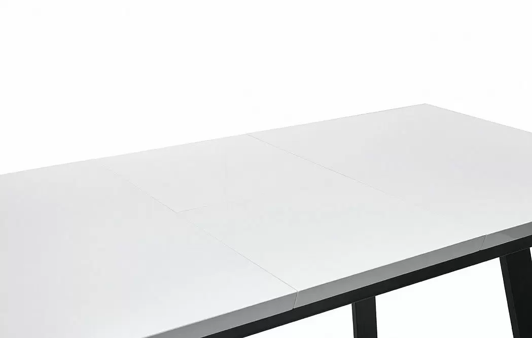 Стол раскладной Dakota 140-180, белый/черный - фото 9