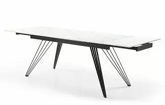 Стол раскладной Parma 160-240, керамика "каррарский мрамор"