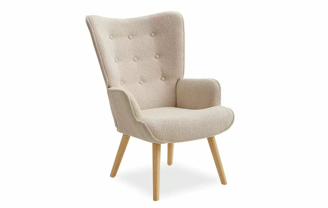 Кресло Hygge, кремовый/натуральный