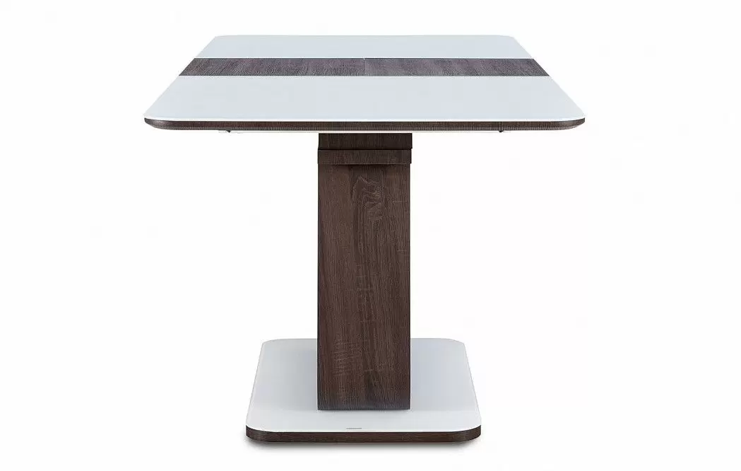 Стол раскладной Rosanna 140-180, темно-коричневый/белый - фото 8