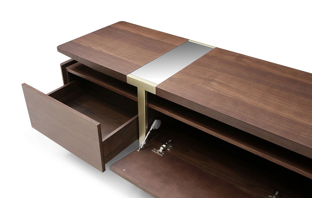 ТВ Тумба Terra, орех/шампань - фото 6