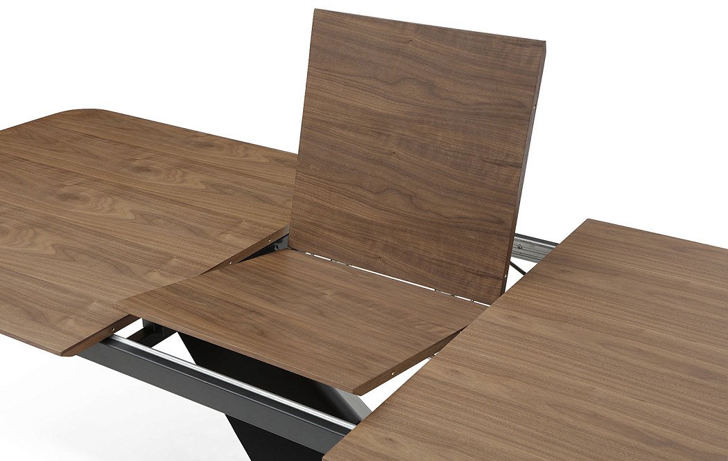 Стол раскладной Monaco 200-250, орех/черный - фото 9