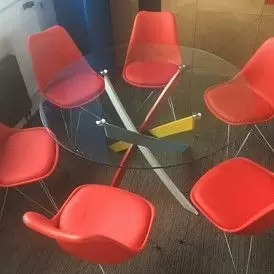 Стул Elly (в стиле Eames), красный