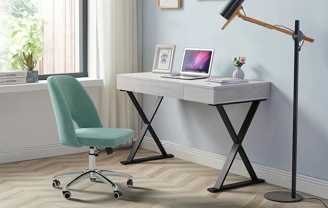 Стол письменный Croft, пепельный дуб/черный - фото 5