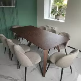 Стул Angela, темно-синий/черный