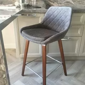 Стул полубарный Joan (65), темно-синий