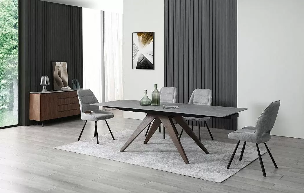 Буфет Nottingham, белая керамика/орех - фото 2