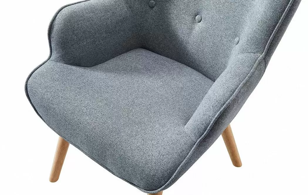 Кресло Hygge, серый/натуральный - фото 8