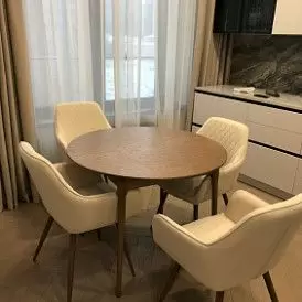 Стул Anita, светло-бежевый/дуб